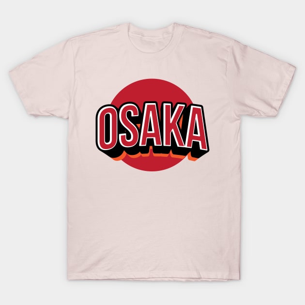 Osaka Retro T-Shirt by syahrilution